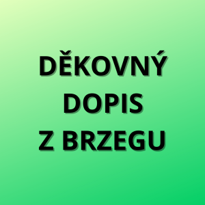 Starostka Brzegu děkuje Berounu na finanční dar.  2