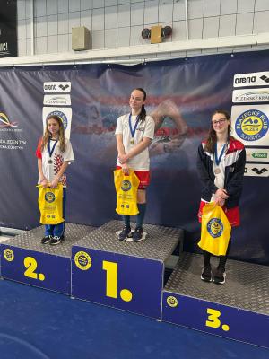 1. Nikola Boubínová, 3. Sofie Koníčková - 200M